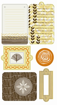 SEI - Madera Island Coasters  (sold in 3's)